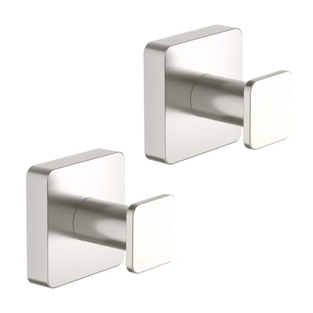 Kibi Blaze Bathroom Towel & Robe Hook 2 Count KBA1601BN-2PC